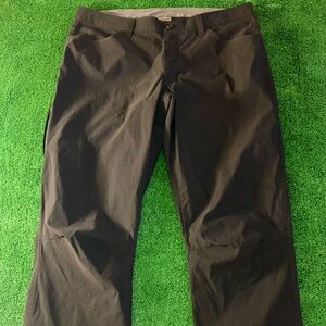 Eddie Bauer Camp Tech Pants Black Nylon Hiking Athetic Men’s Sz 36 x 30 Gorpcore
